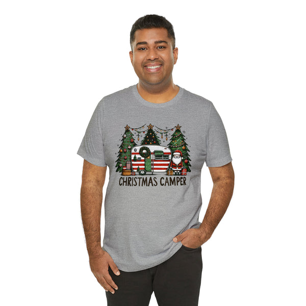Christmas Camper with Santa T-Shirt