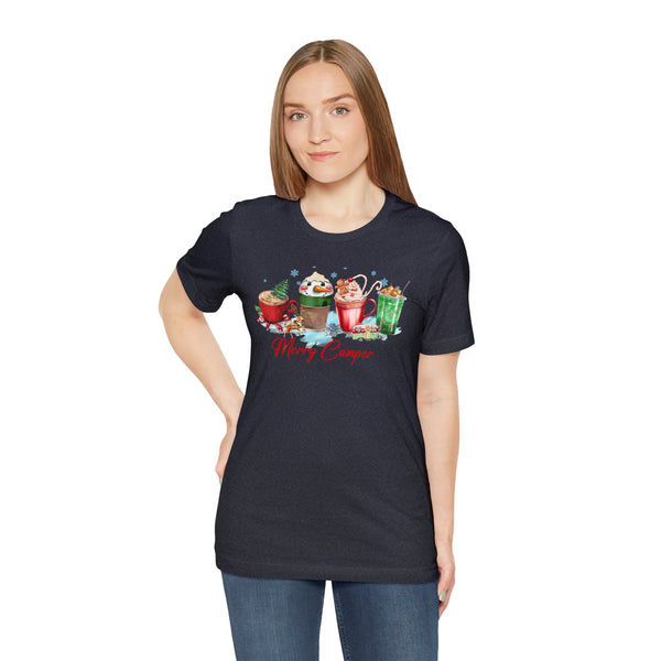Merry Camper Coffee Christmas T-Shirt