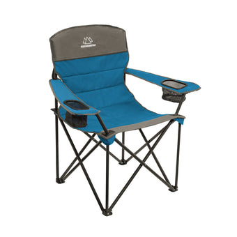Quilted Camping Chair with 350 lbs Weight Capacity for Outdoor Adventures
