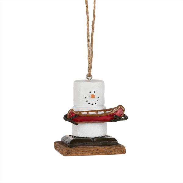 S'mores Canoe Ornament