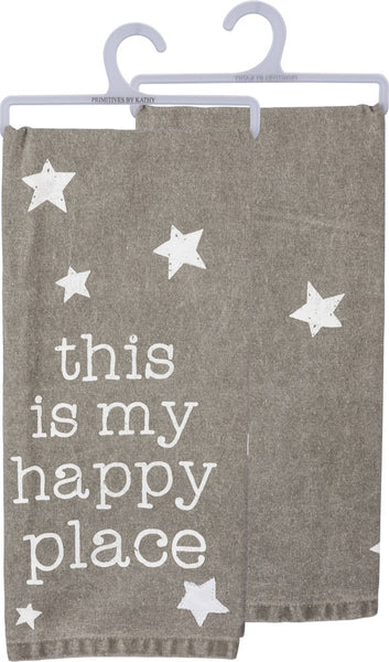 This Is My Happy Place Dish Towel