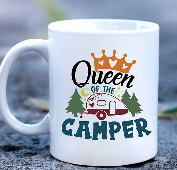 "Queen of the Camper" Mug