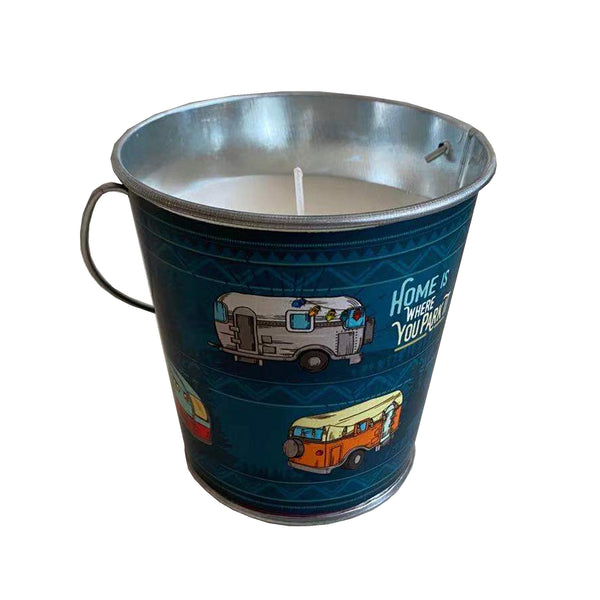 "Home is Where You Park It" Citronella Bucket