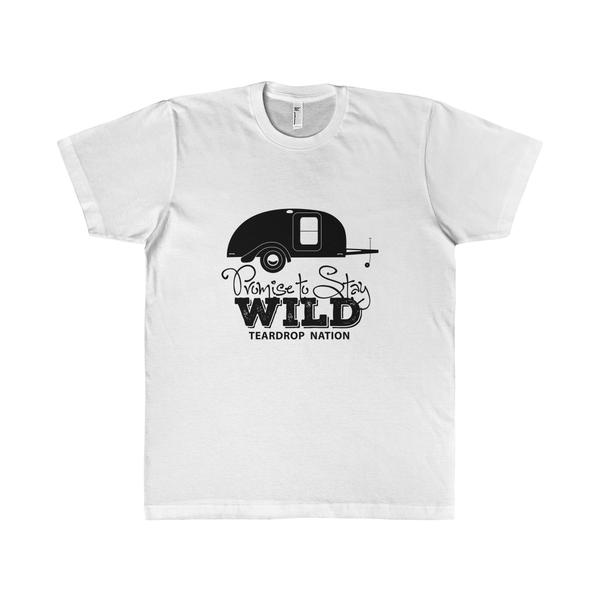 Promise to Stay Wild White T-Shirt (Clearance)