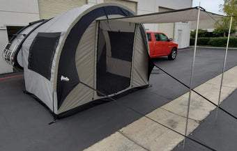 Little Guy Mini Max Side Tent - silver/black trim