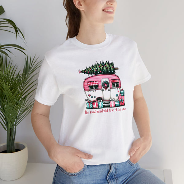 Most Wonderful Time of the Year Christmas Camper T-Shirt