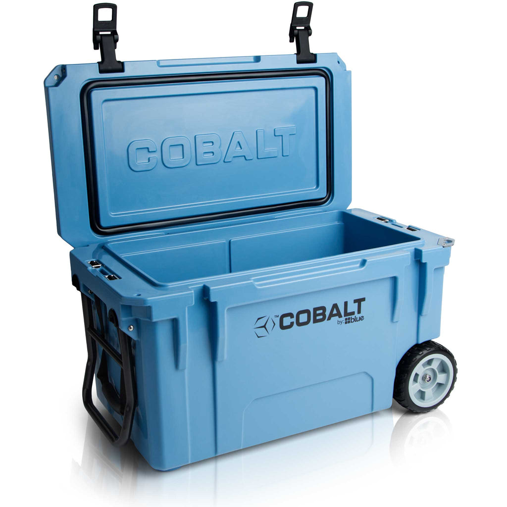 Cobalt 55 Quart with Wheels Roto-Molded Super Cooler - Custom