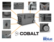 Cobalt 55 Quart with Wheels Roto-Molded Super Cooler - Custom