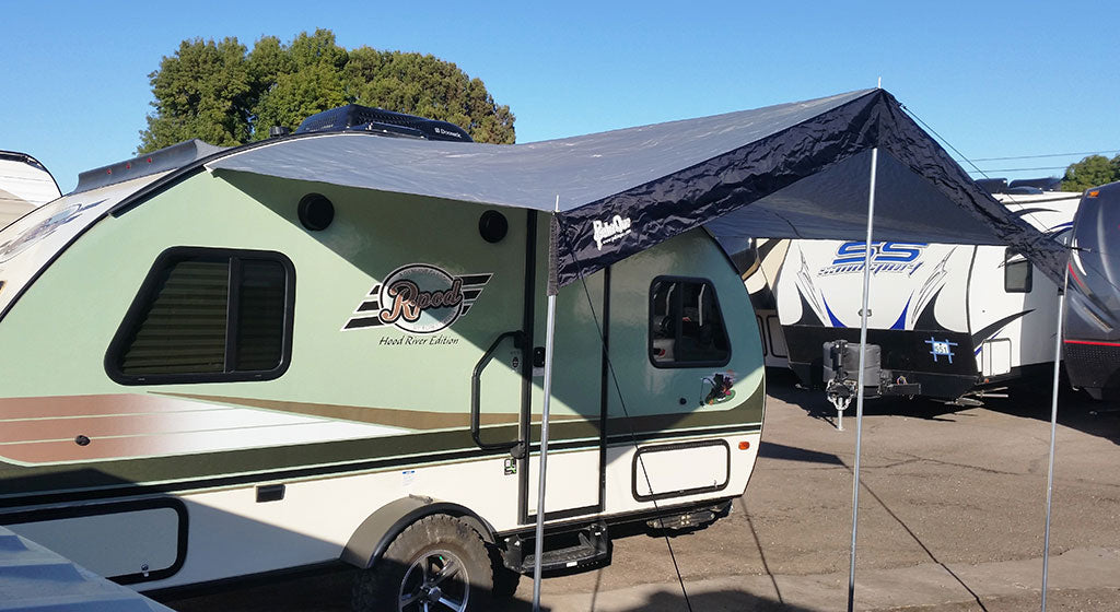 R-Pod Trailer Canopy - Silver w/ Black Trim