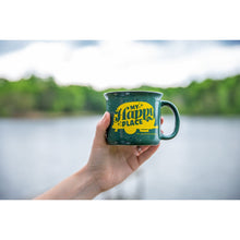 "My Happy Place" Green Ceramic Mug