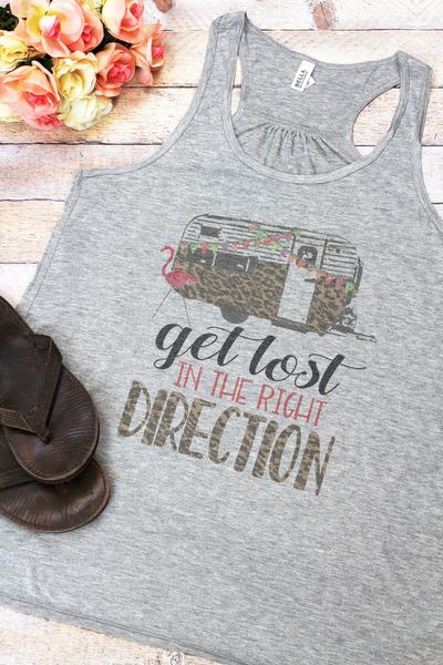 The Right Direction Women's Flowy Racerback Tank