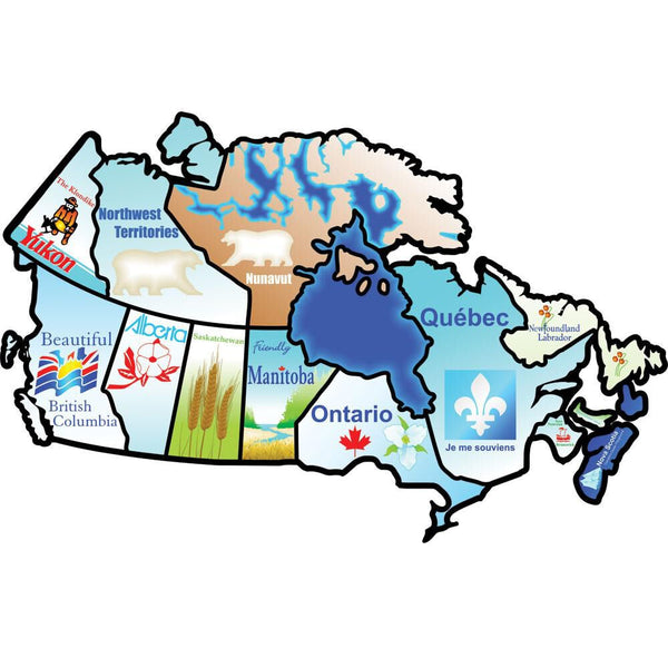 Canadian Provinces Sticker for RV