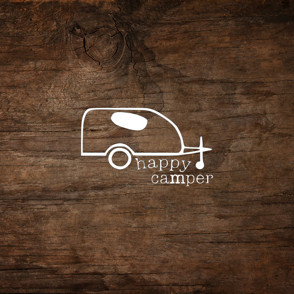Happy Camper - MyPod Window Decal