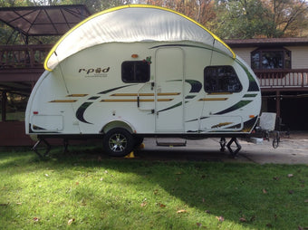 R Pod Trailer Visor Fits All Models Shade and Shelter for Camping Adventures