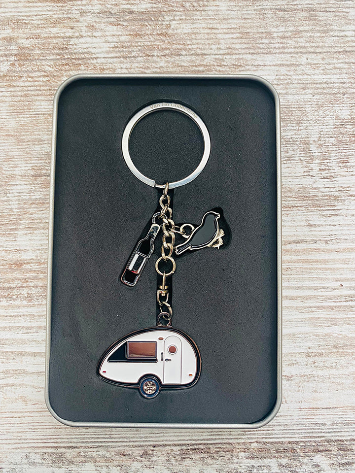 T@B Teardrop Camper Keyring