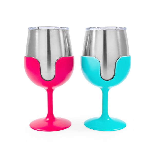 "Life is Better at the Campsite" Wine Tumbler Set