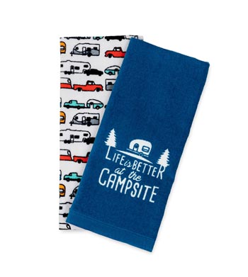 Life is Better at the Campsite Dish Towel Set