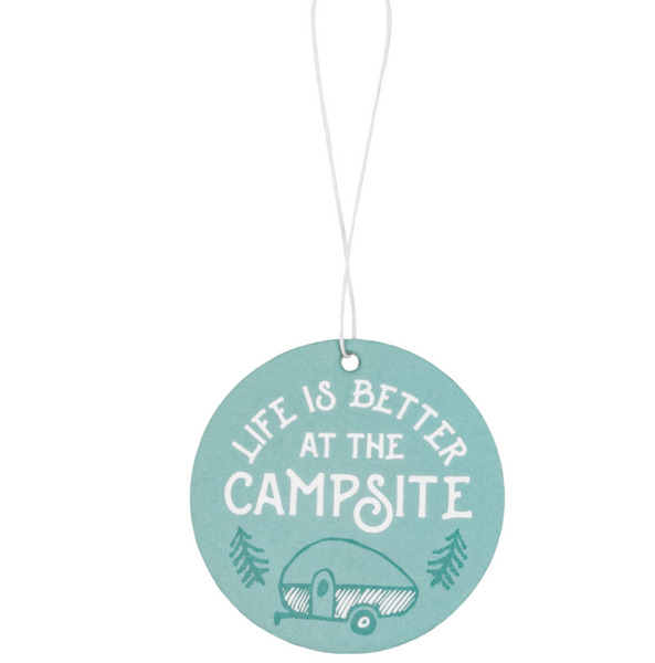"Life is Better at the Campsite" Air Freshener