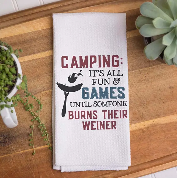 "Fun and Games" Kitchen Towel