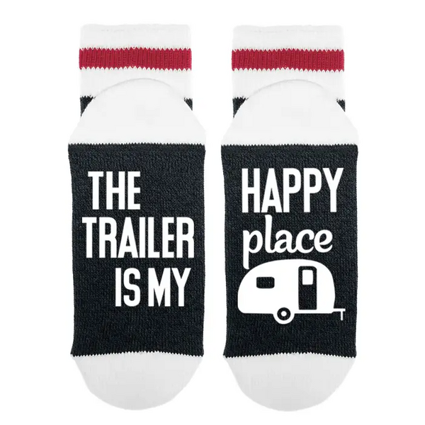 The Trailer is my Happy Place - Women's Socks