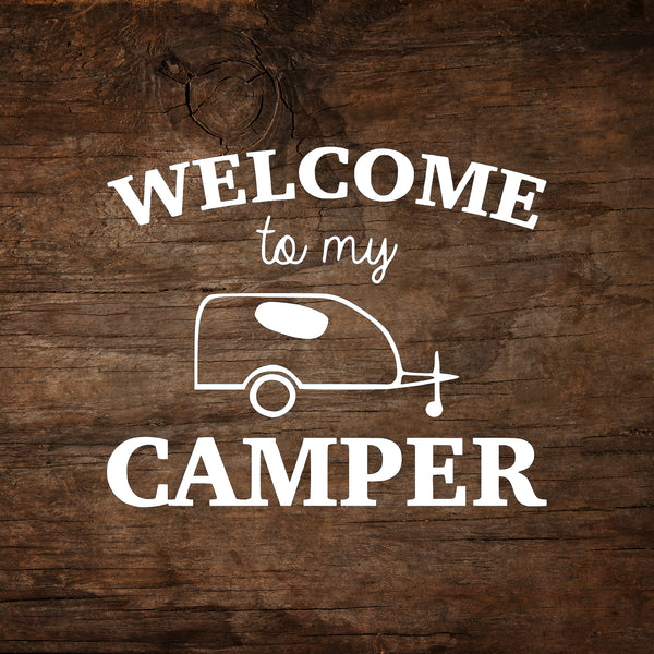 Welcome to My Camper - MyPod Window Decal