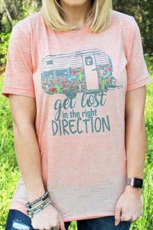 Get Lost Uni-Sex Short Sleeve Tee