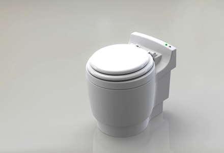 Laveo Self-Contained Toilet by Dry Flush