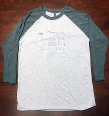 Happy Camper Stitched Tri-Blend Raglan