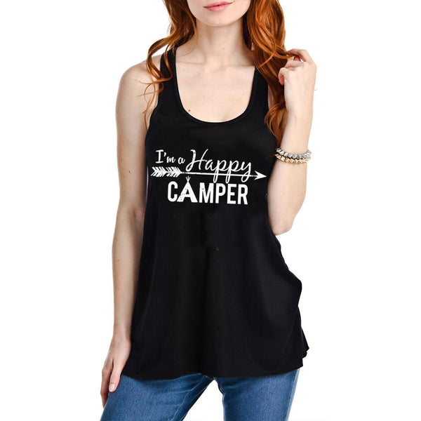 "I'm A Happy Camper" Women's Tank Top