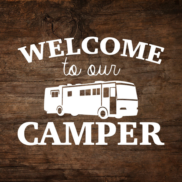Welcome to our Camper Motorhome Window Decal