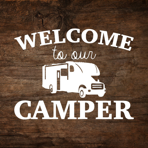 Welcome to our Camper Class C Trailer Window Decal